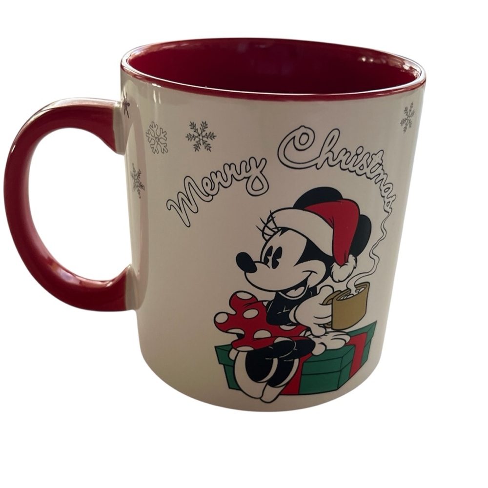 Disney Minnie Mouse Merry Christmas Ceramic Coffee Mug 20 oz